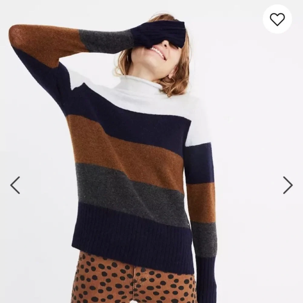 Madewell Turtleneck Knit Sweater Wool Alpaca